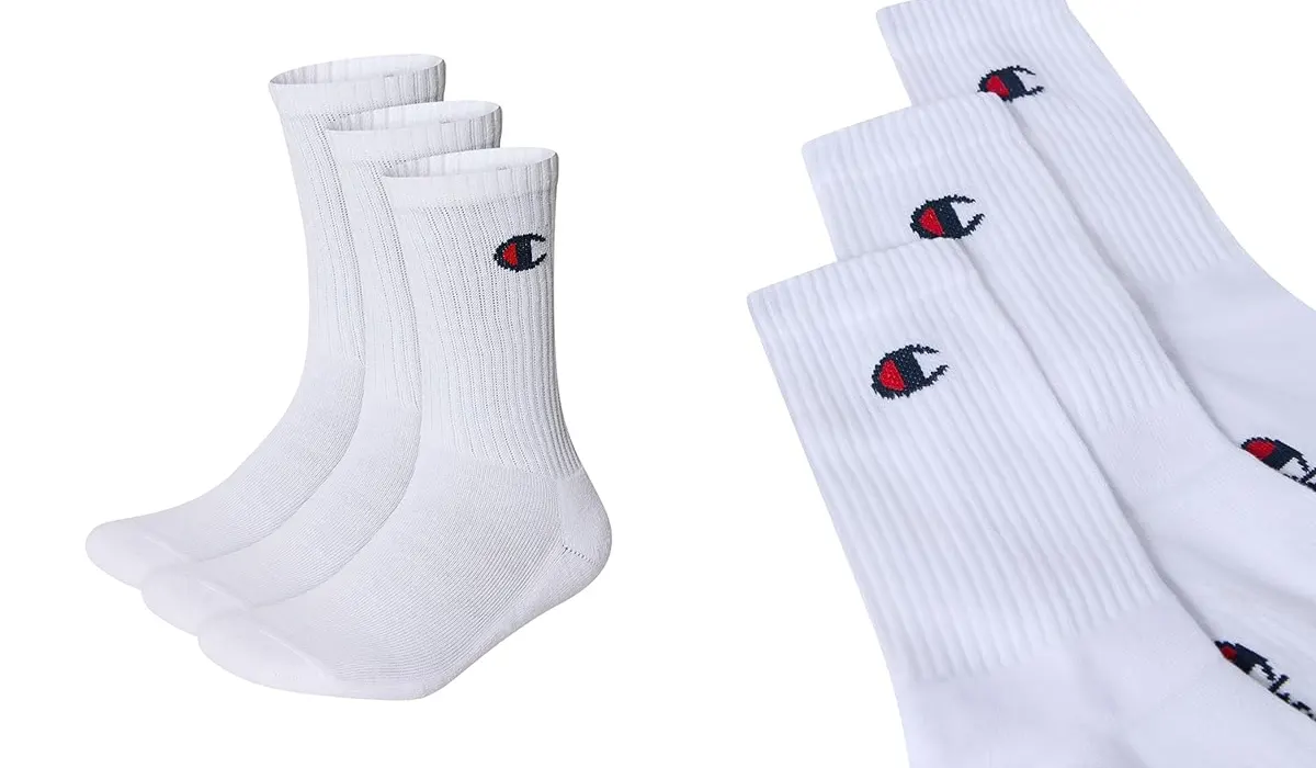 3 pares de calcetines Champion unisex - 35 a 46