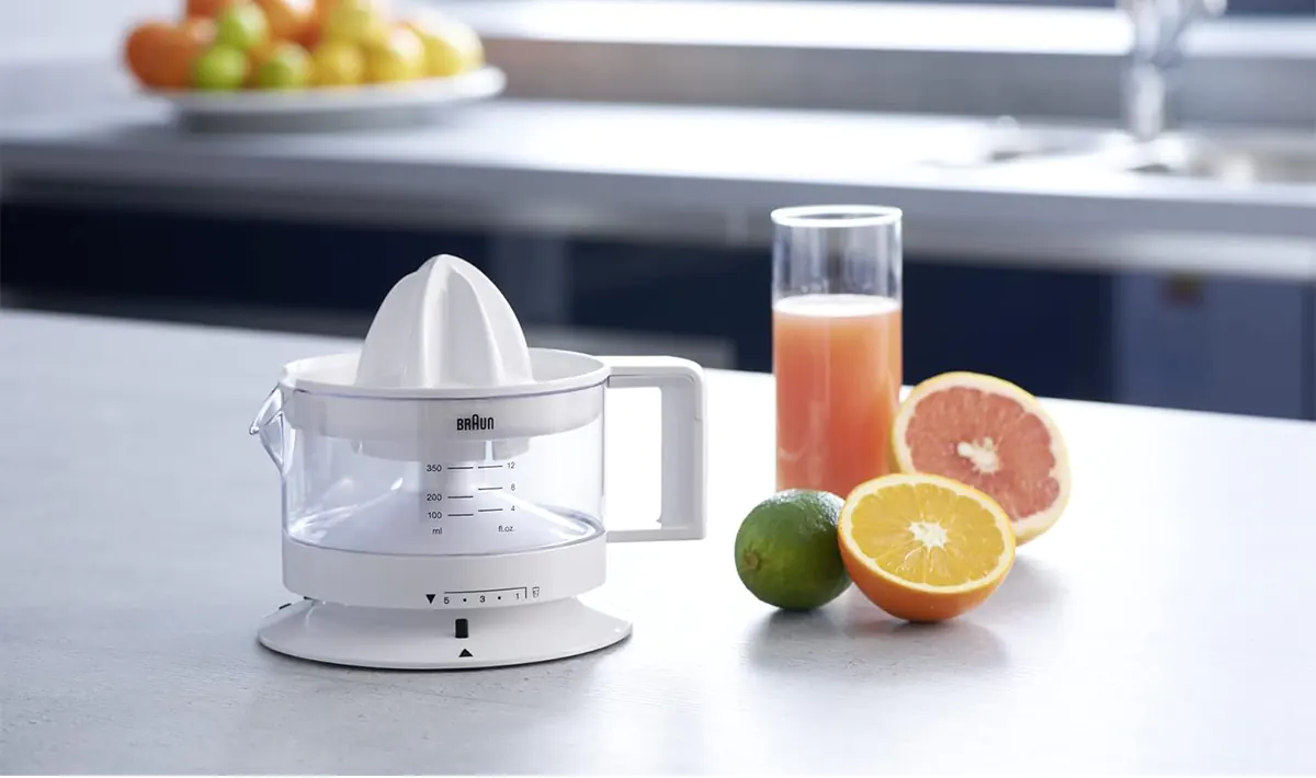 Exprimidor Braun 20W con filtro de pulpa ajustable