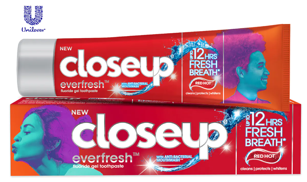 Pasta de dientes Close Up Red Hot 90g - 12h de frescor