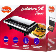 Sandwichera Grill 750W - placas antiadherentes -