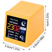 Reloj estación meteoróligca WiFi USB con termómetro 