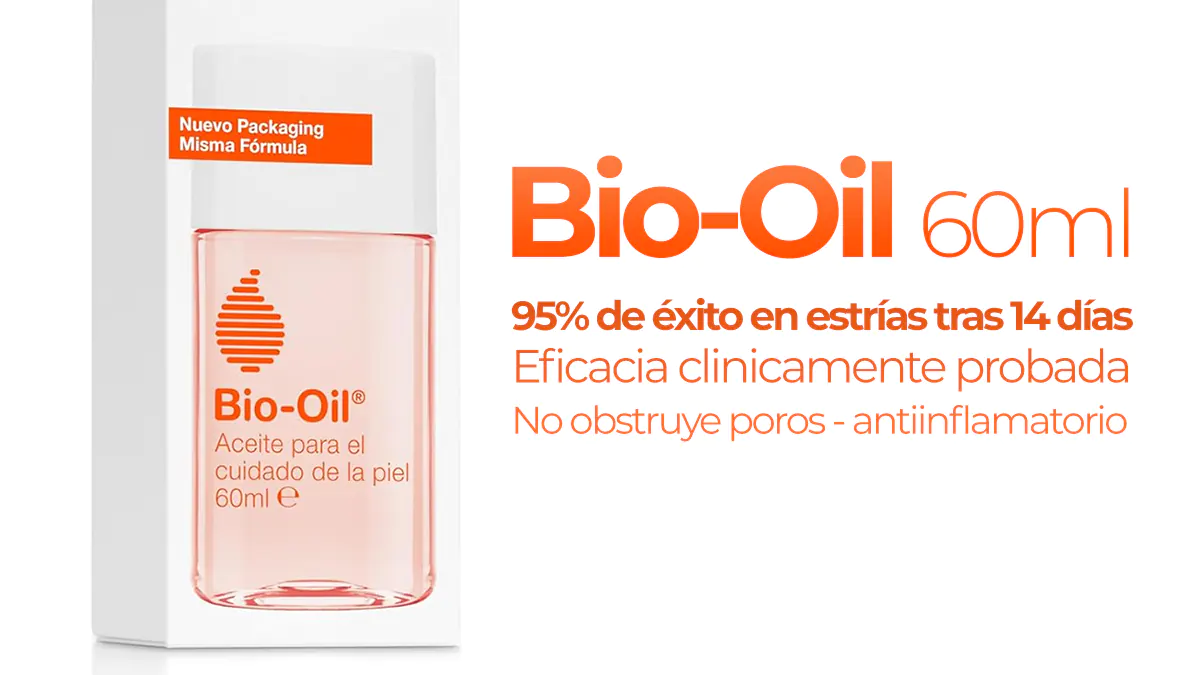 60ml Bio-Oil: Aceite para cicatrices y estrías con eficacia clínicamente probada