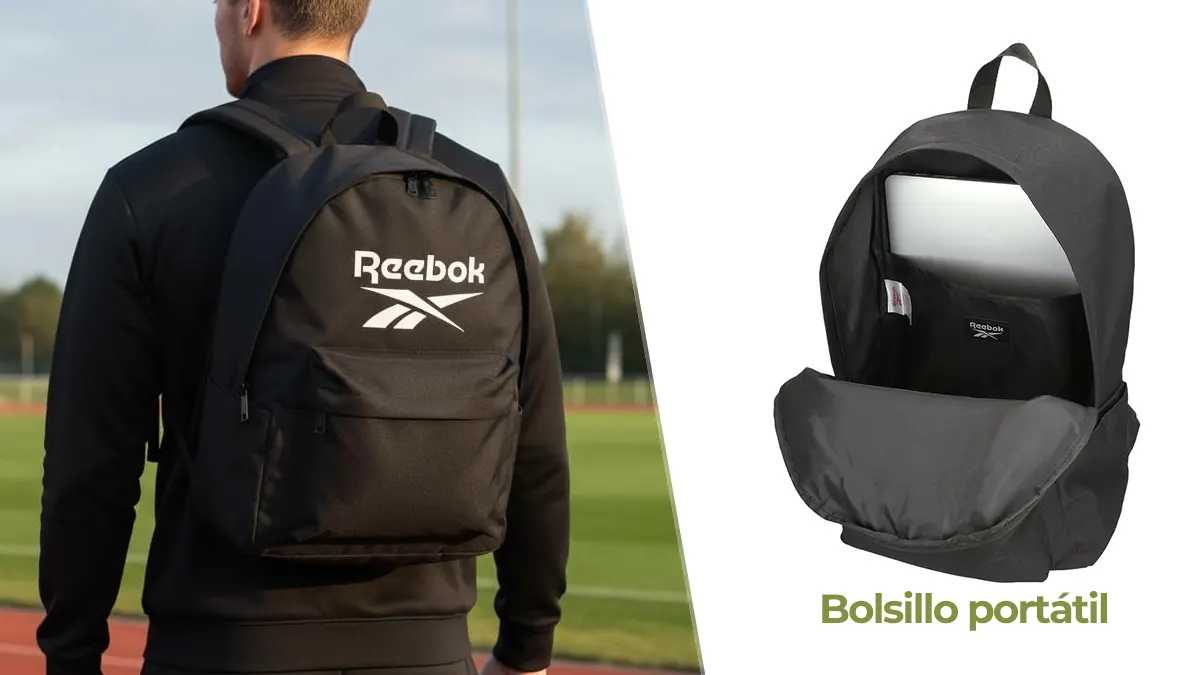 Mochila Reebok Ashland con bolsillo para portátil de hasta 15.6"