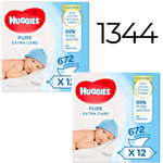 toallitas huggies pure extra care