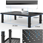 soporte metalico monitor portatil