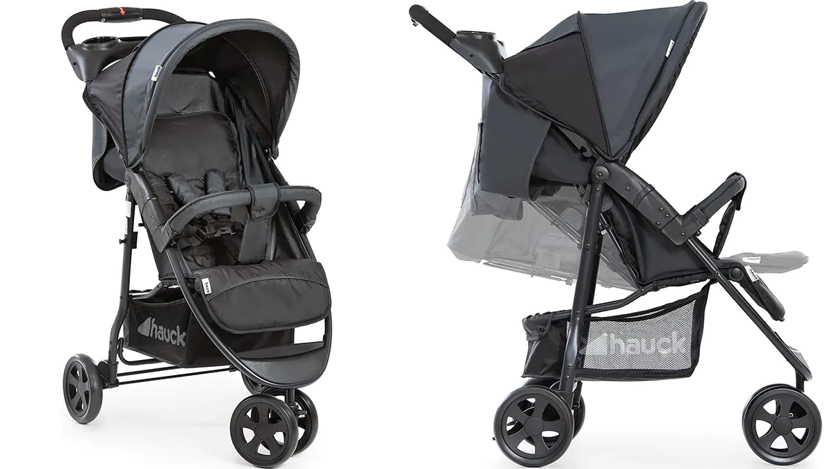 Hauck Citi Neo II: silla ligera con cesta XL y 3 ruedas