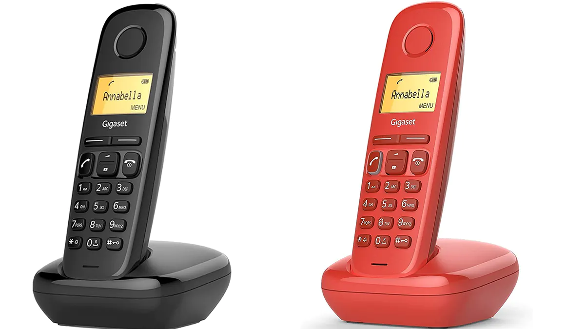 Teléfono fijo inalámbrico Gigaset A170 DECT - en negro