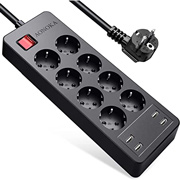 regleta 8 tomas 4 usb