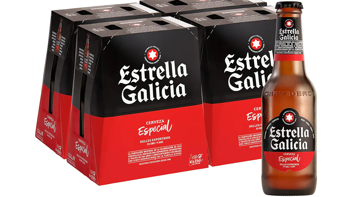 Pack 24 botellas 25cl de Cerveza Estrella Galicia Especial