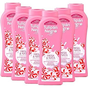 tulipan negro kiss caramelos fresa nata gel de baño