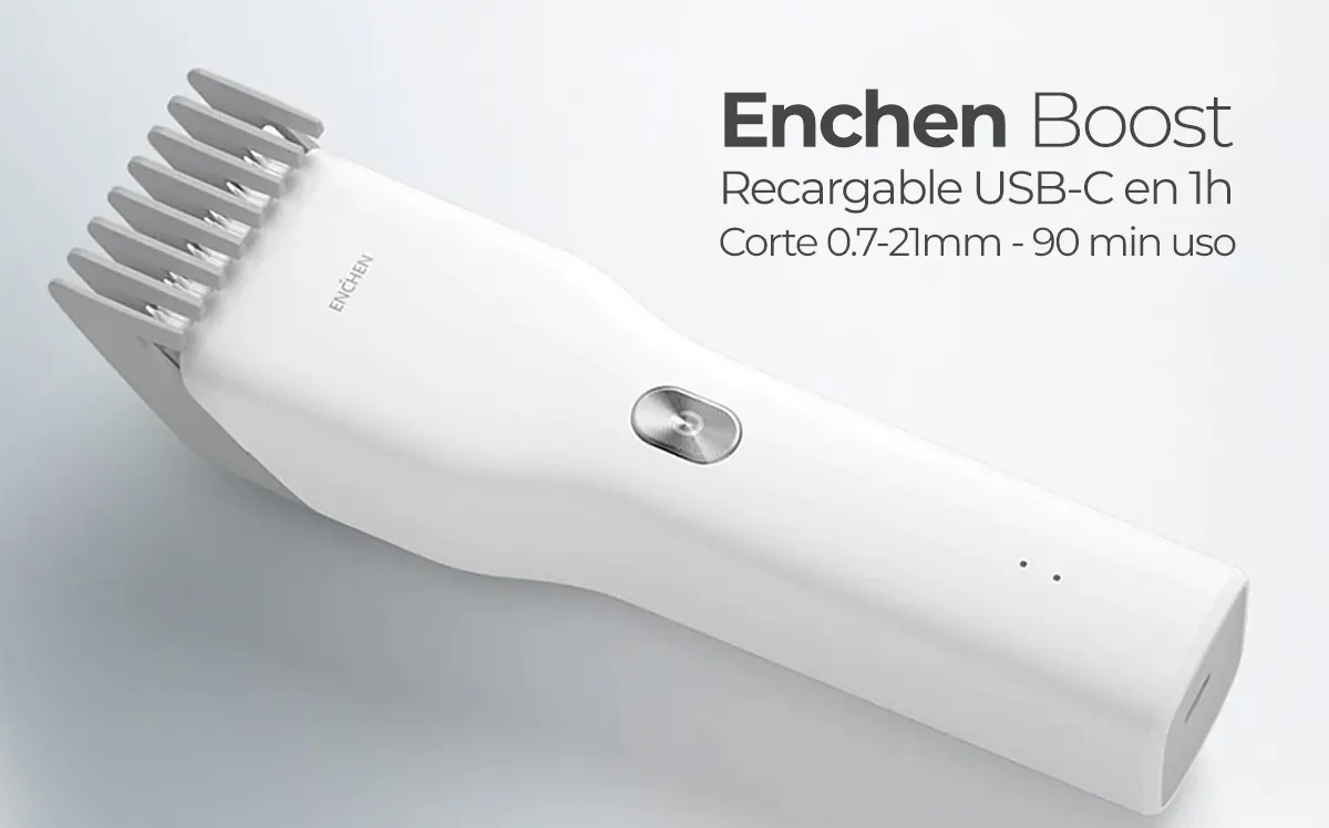 Enchen Boost - cortapelos inalámbrico recargable