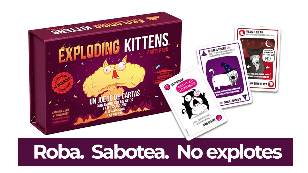 Exploding Kittens Party Pack: guía fácil para jugar