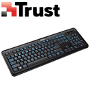teclado retroiluminado trust
