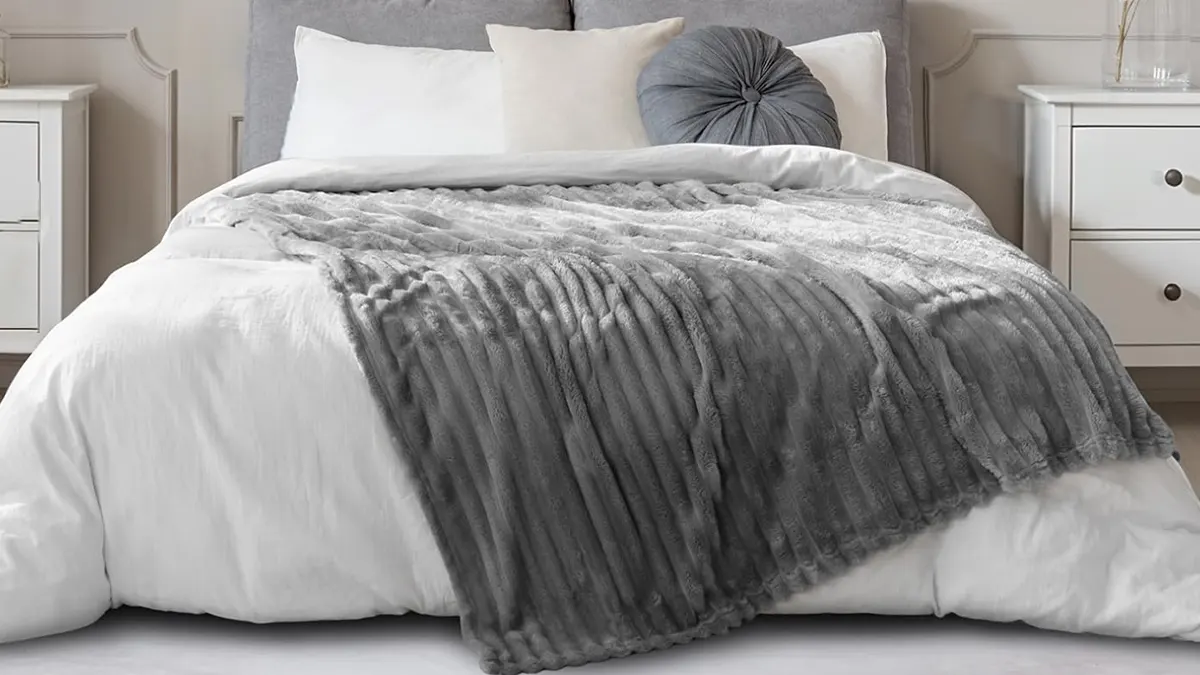 Manta de microfibra 200x150cm - textura suave aterciopelada