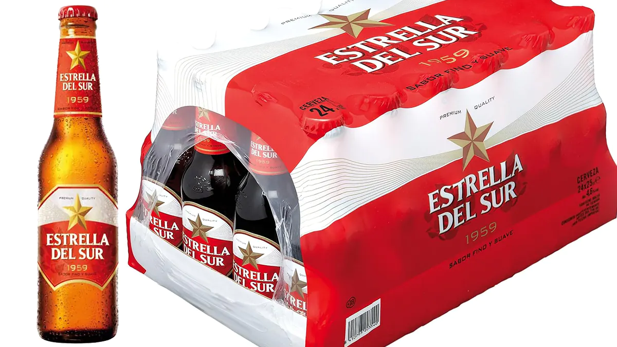 24x botellines 25cl Cerveza Estrella del Sur