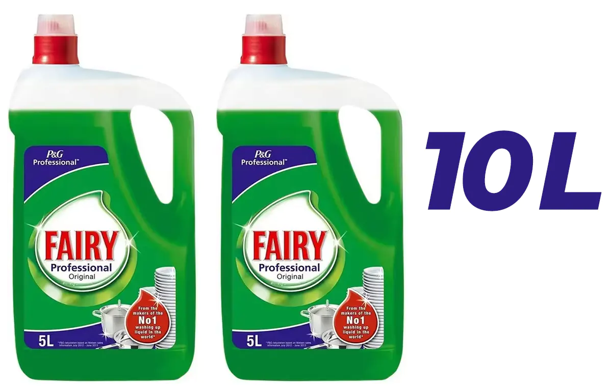 10 litros de Fairy Professional- detergente concentrado lavaplatos