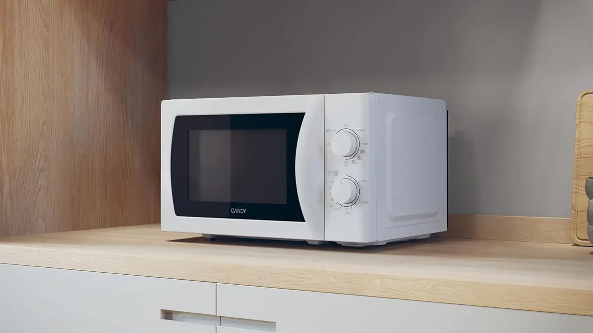 Microondas con Grill Candy 20L: Micro 700W + Grill 1050W