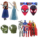  juguetes Frozen y Marvel