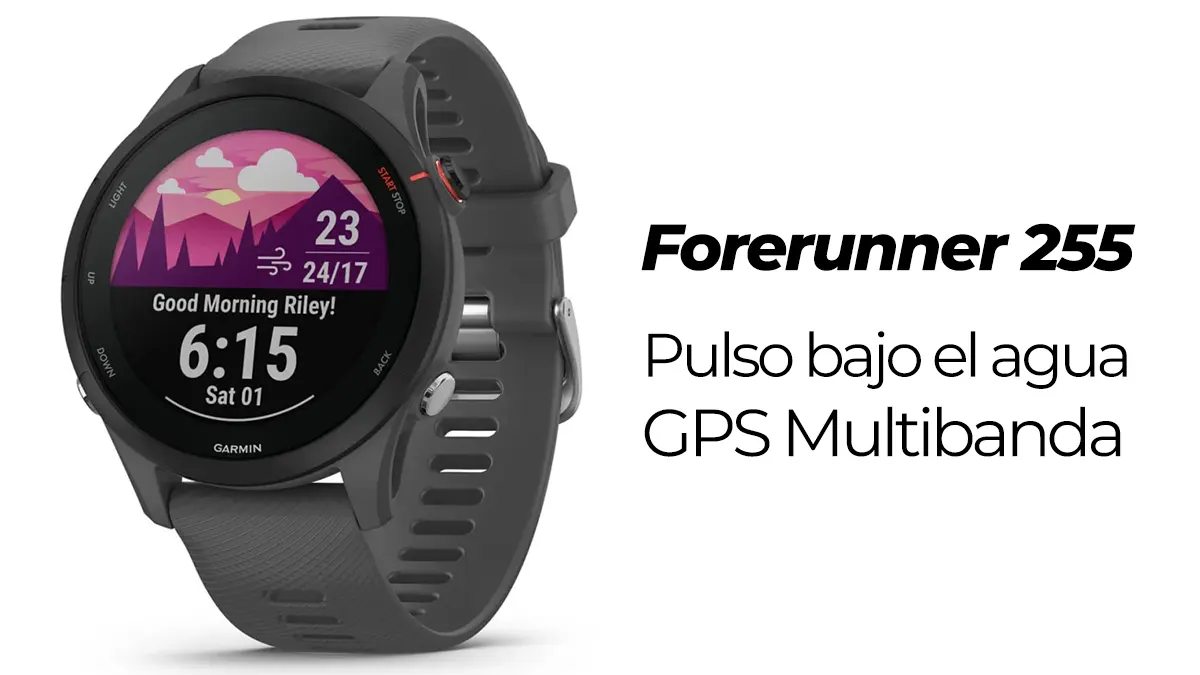 Reloj GPS Garmin Forerunner 255 - 46mm - hasta 30h con GPS