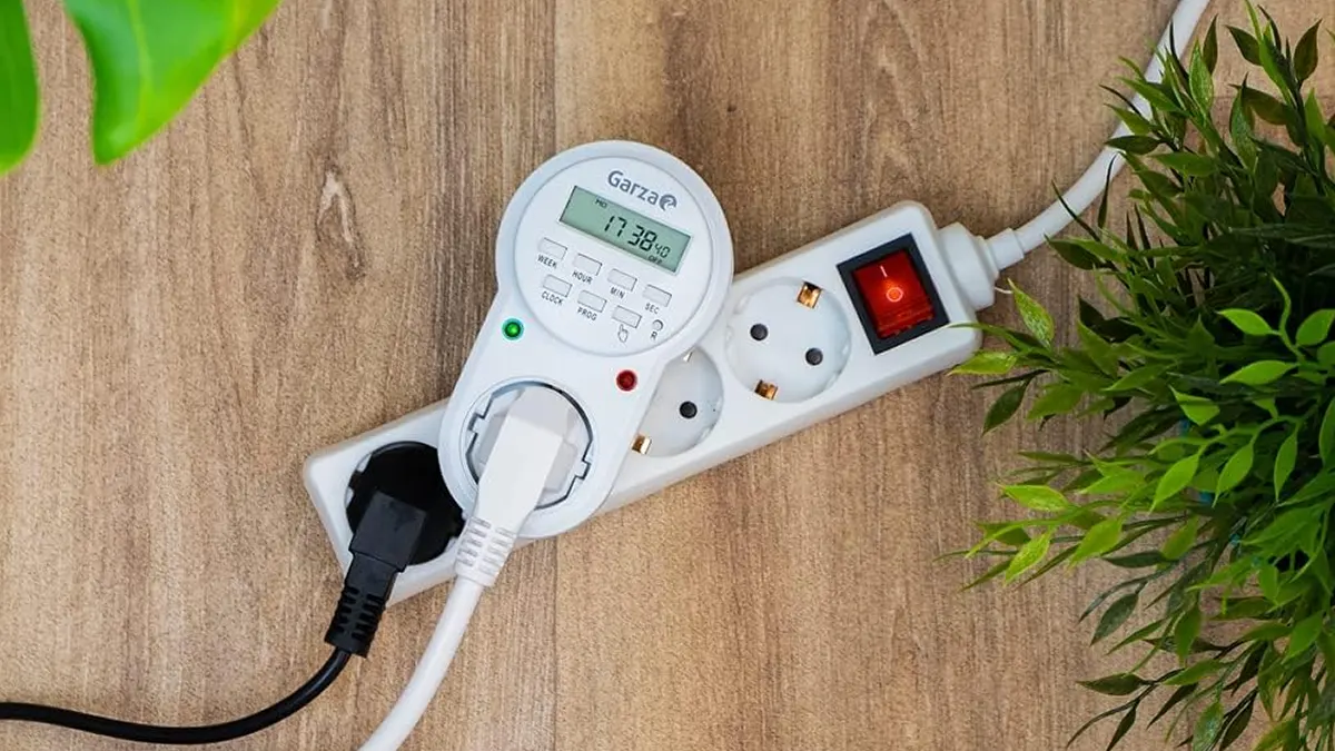 Temporizador eléctrico Garza - con toma schuko - 3680W max.
