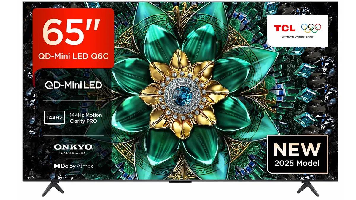 TV TCL 65" 4K QD-Mini LED 144Hz - hasta 512 zonas de atenuación