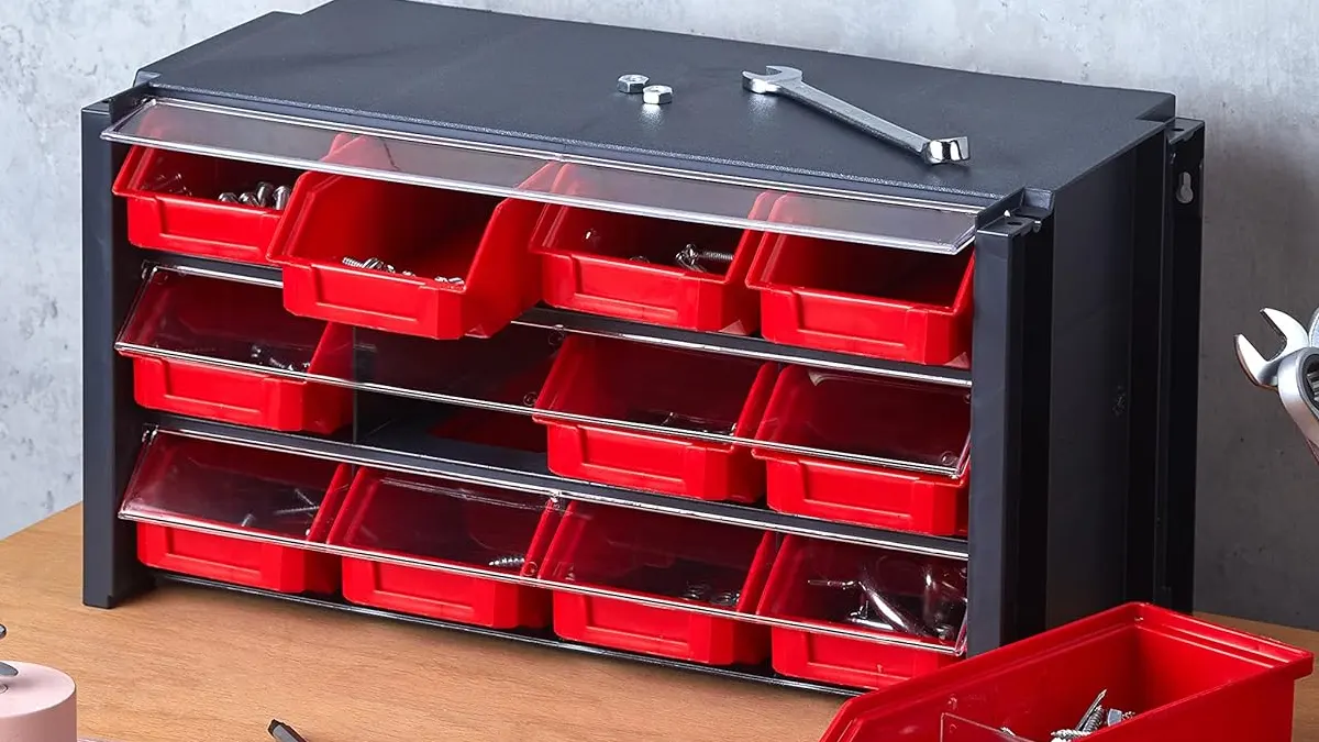 Organizador multiusos apilable / colgable Tayg con 12 cajones + separadores