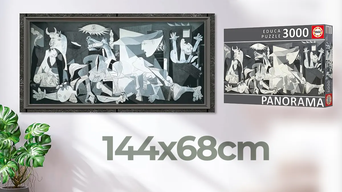 Puzle Guernica panorámico grande 144x68cm
