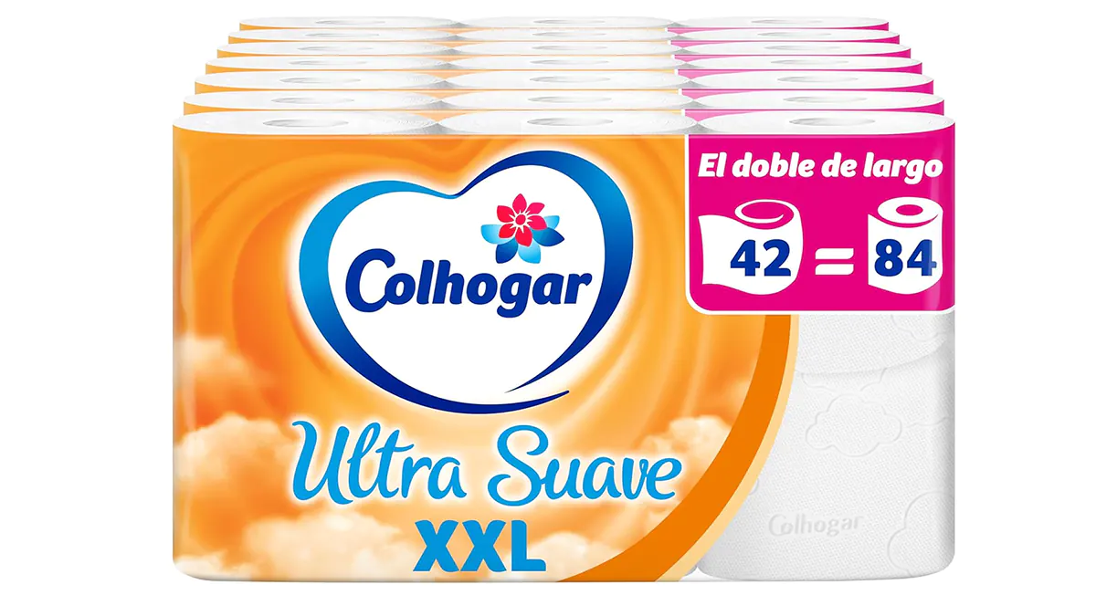 42 rollos XXL (cunden como 84) papel higiénico Colhogar
