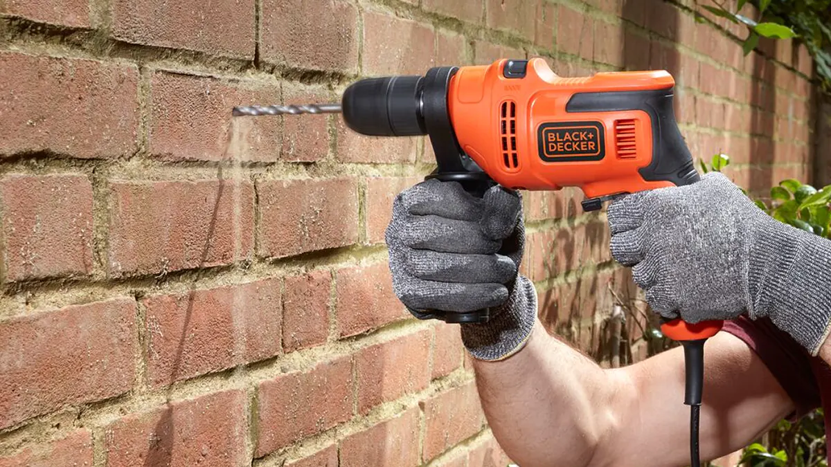 Taladro percutor atornillador Black + Decker 500W - 2900rpm max - 49300ipm