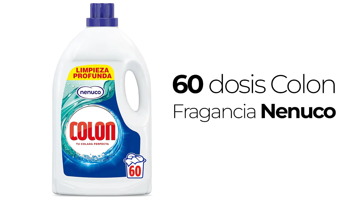 60 dosis Colon Nenuco - detergente para lavadora