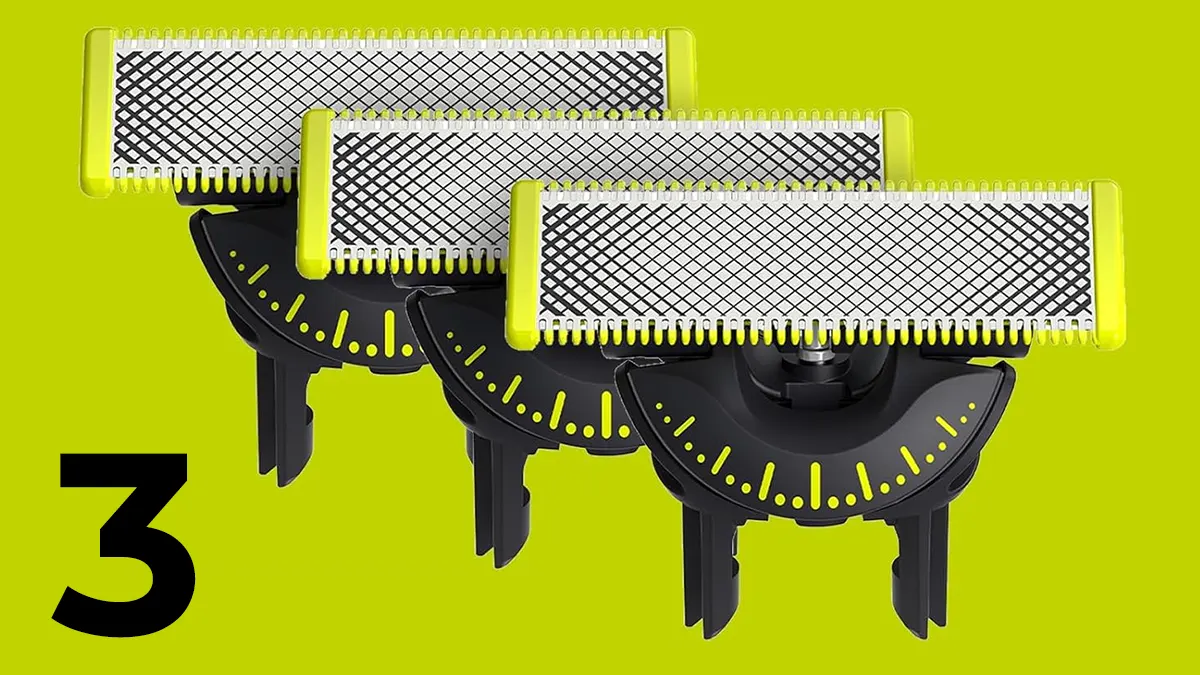 3 recambios OneBlade 360 que valen también para máquina no 360