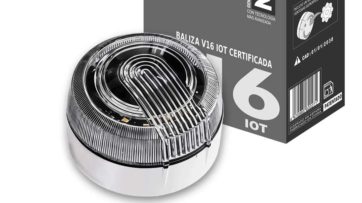 Baliza V16 GPS homologada DGT 3.0 (Idiada PC25060215)