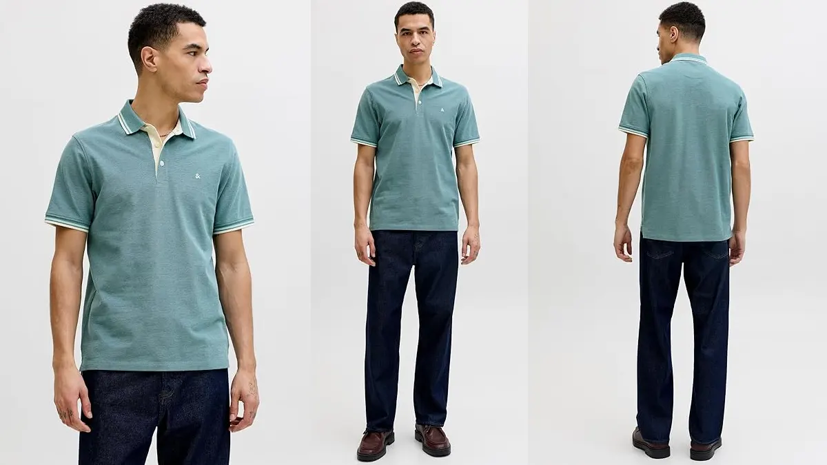 Polo Jack &amp; Jones hombre - 100% algodón