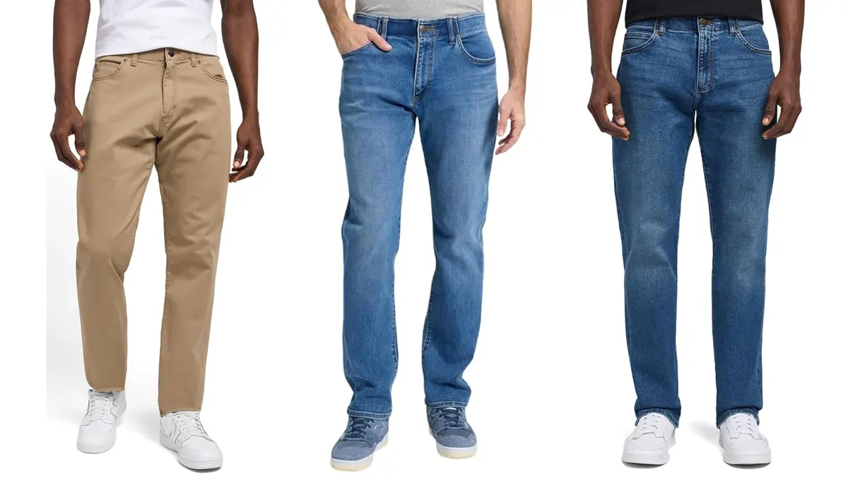 Vaqueros Lee rectos para hombre - 3 colores