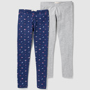 Pack 2 leggings para niñas