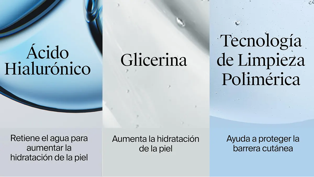 Neutrogena Hydro Boost Gel Limpiador - con A. hialurónico - no reseca