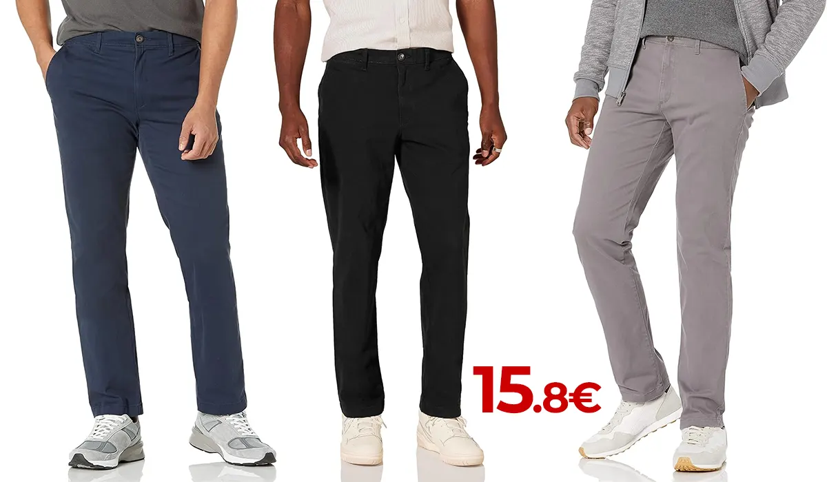 Pantalones chinos Amazon para hombre - muchos colores disponibles