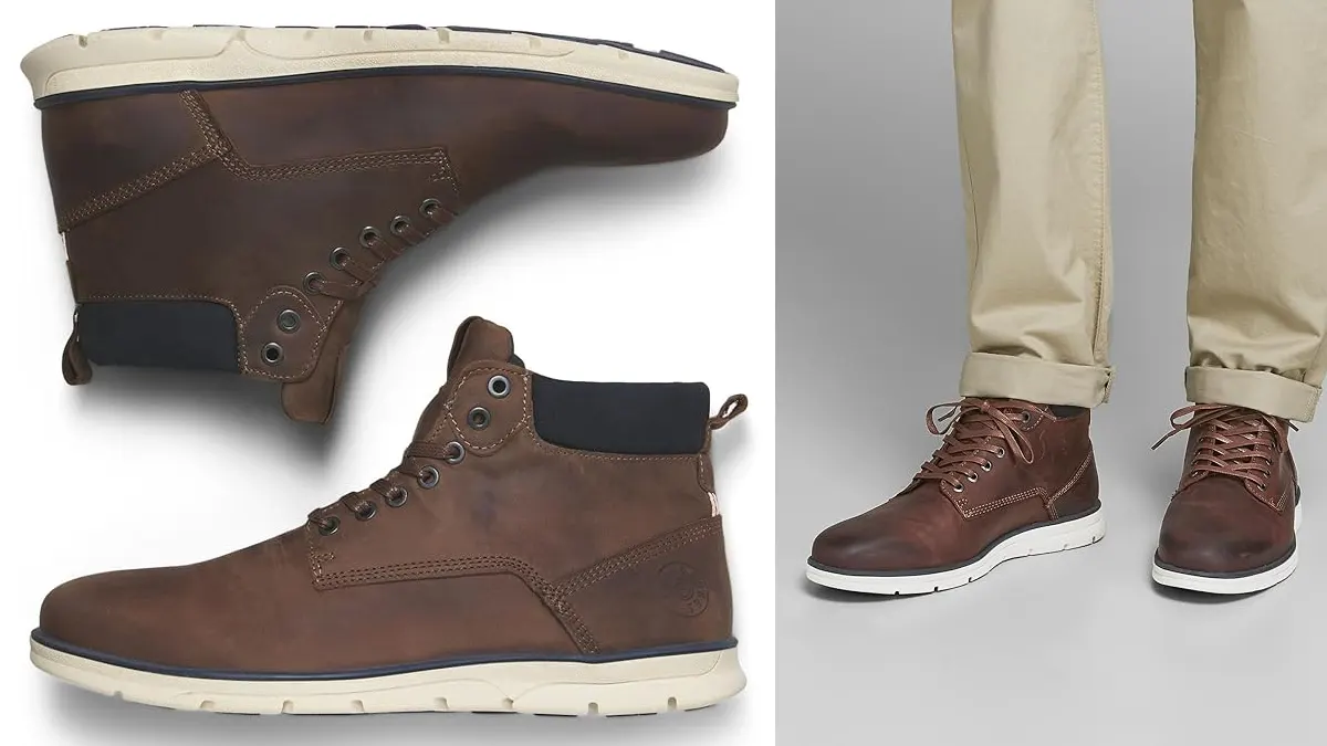 Botas de piel Jack &amp; Jones hombre - Talla 41, 43, 46