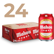 24 latas mahou 5 estrellas