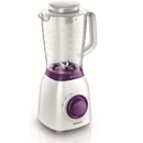 Batidora de vaso Philips 600W - jarra de vidrio - cuchilla 5 hojas - velocidad regulable  
