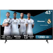 TV 43" 4K con Smart TV