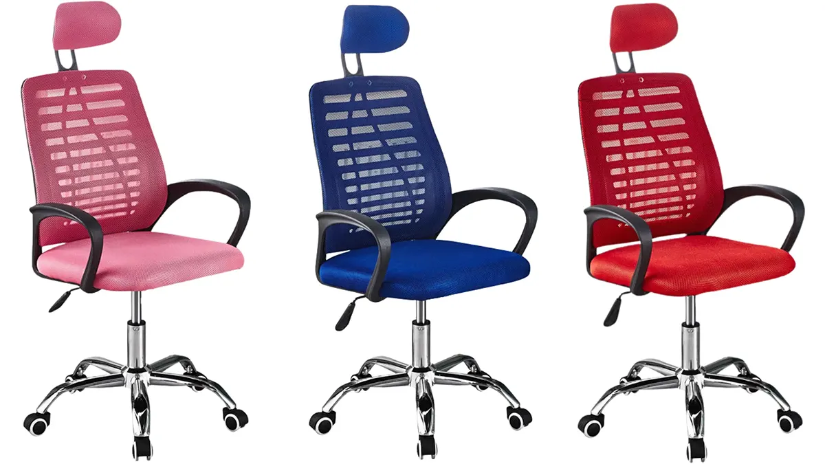 Silla de oficina con reposacabezas