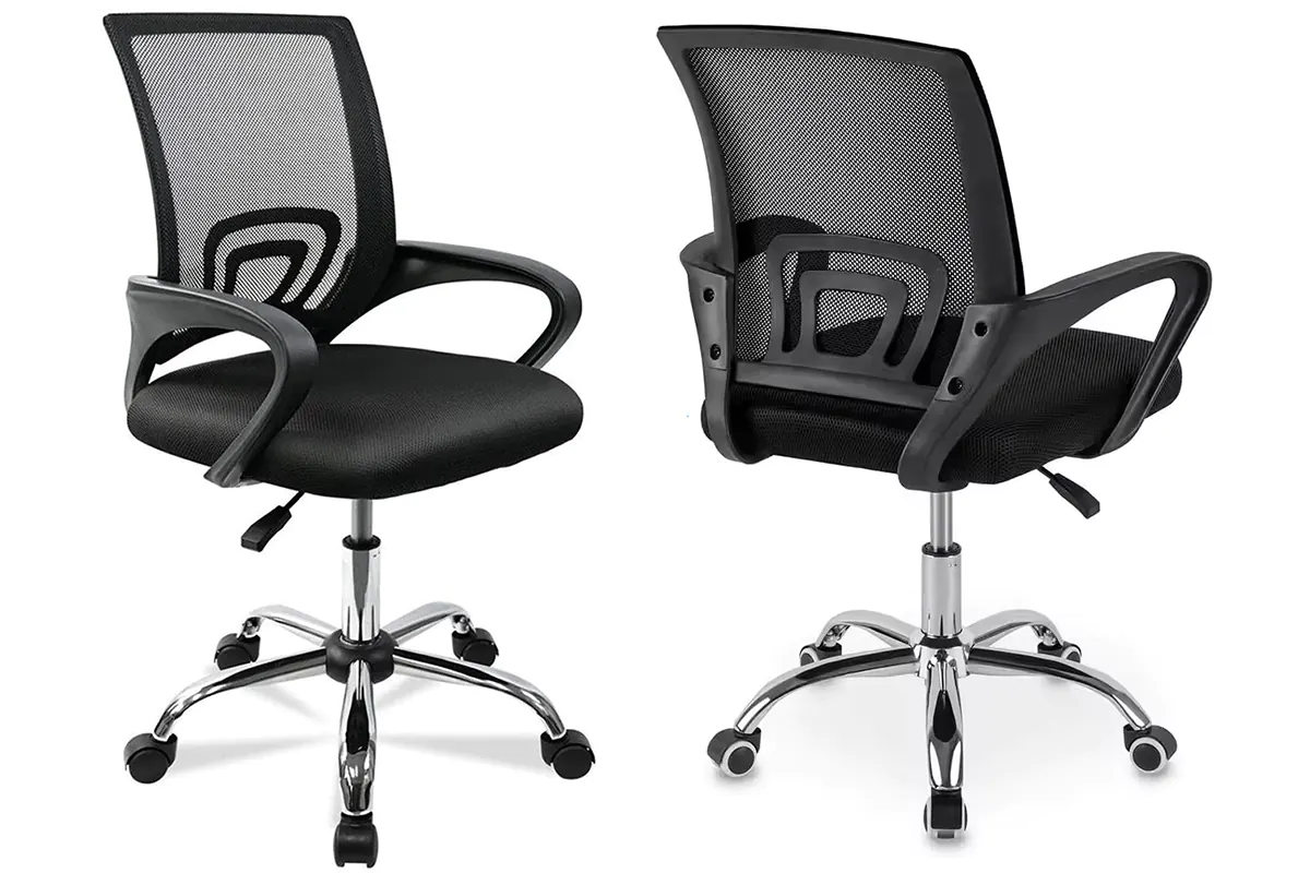 Silla de oficina ergonómica regulable en altura