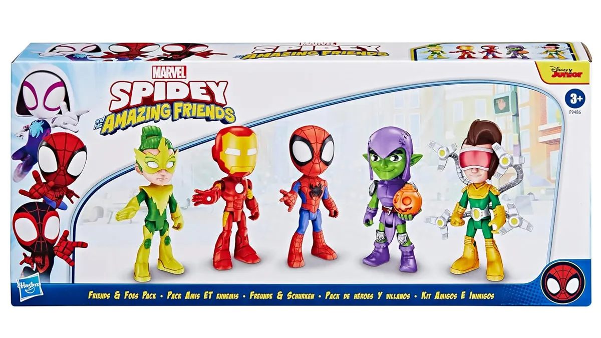 Pack 5 figuras Spidey y su superequipo