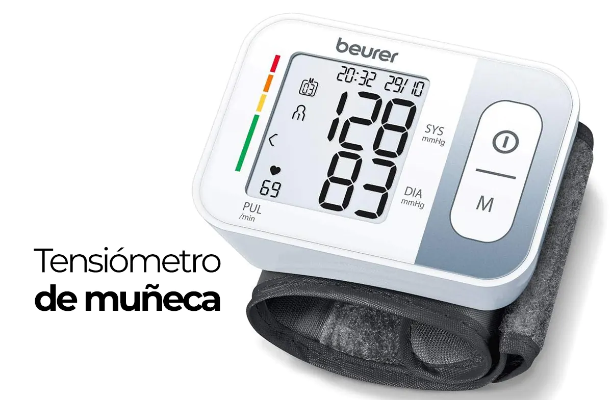 Tensiómetro de muñeca Beurer -  2x 60 memorias