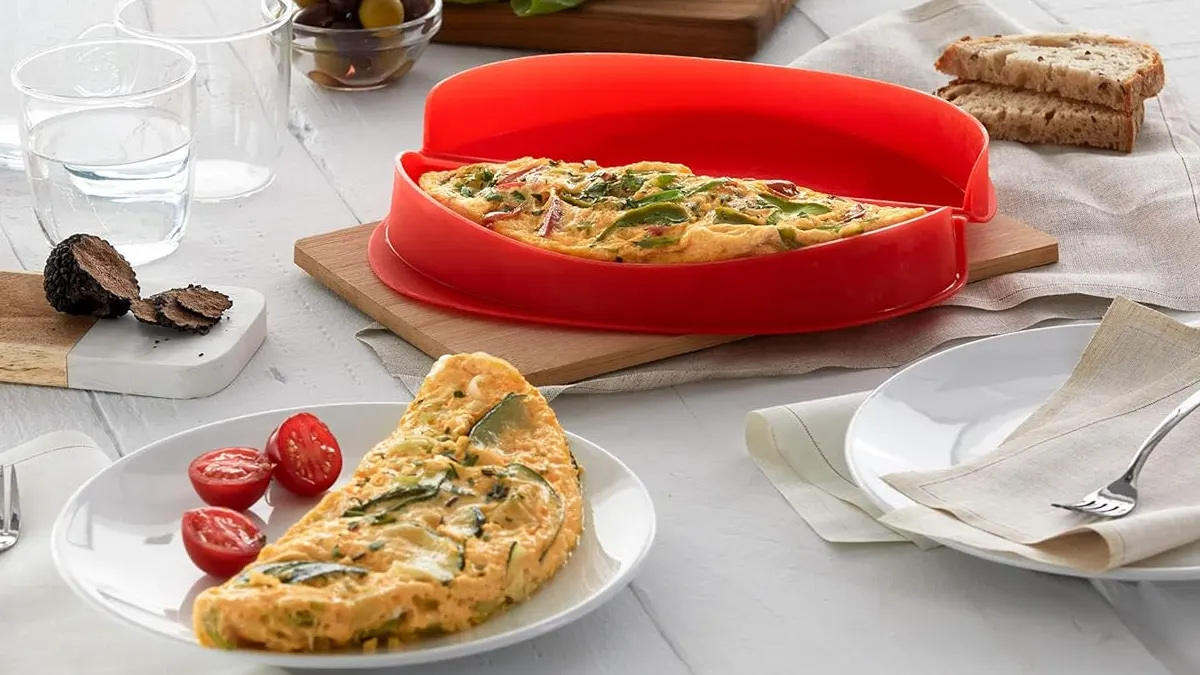 Molde Lékué para cocinar tortilla en microondas: a la francesa o a la española