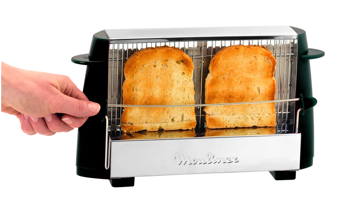 Moulinex Multipan tostadora adaptable a cualquier tipo de pan - 4 rebanadas