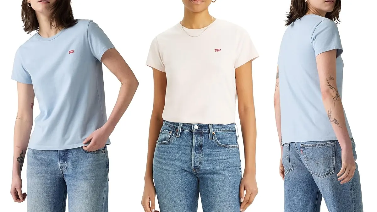 Camiseta Levis de manga corta para mujer