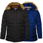 abrigo acolchado capucha amazon