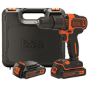 Taladro percutor atornillador inalámbrico Black + Decker